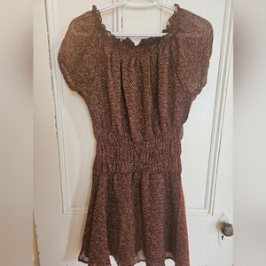 Coupe Classique Brown Midi Dress